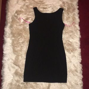 Little black dress with bow detail